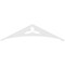 Ekena Millwork Pitch Naple Architectural Grade PVC Gable Pediment, 48"W x 12"H x 1"P (6/12) GPP048X012X100NAP - alternate 5